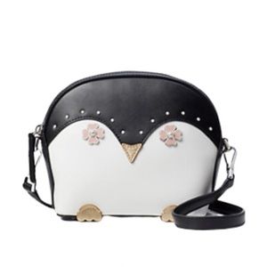 NWT Kate Spade Penguin Frosty Crossbody Bag